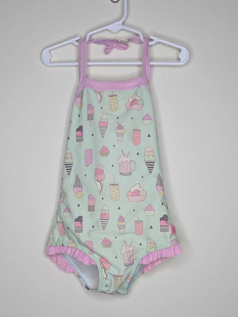 Ruffle Butts Mint Ice Cream Print One-Piece Swimsuit 5